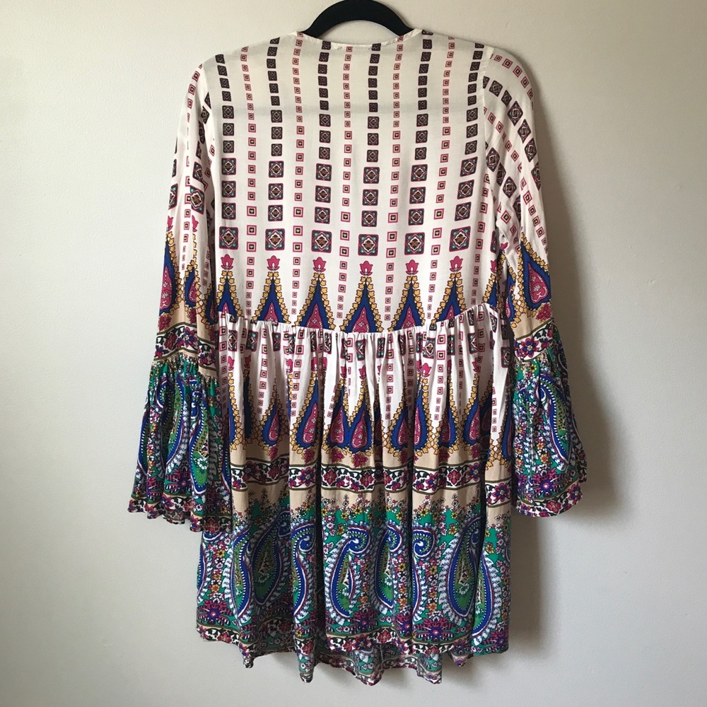 Umgee USA | Boho Chic Cotton Blend Mini Dress - Picture 6 of 8